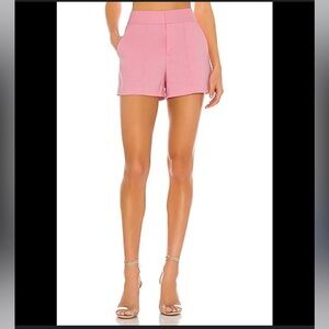 Alice + Olivia Dylan High Waist Short in Electric Pink size 6